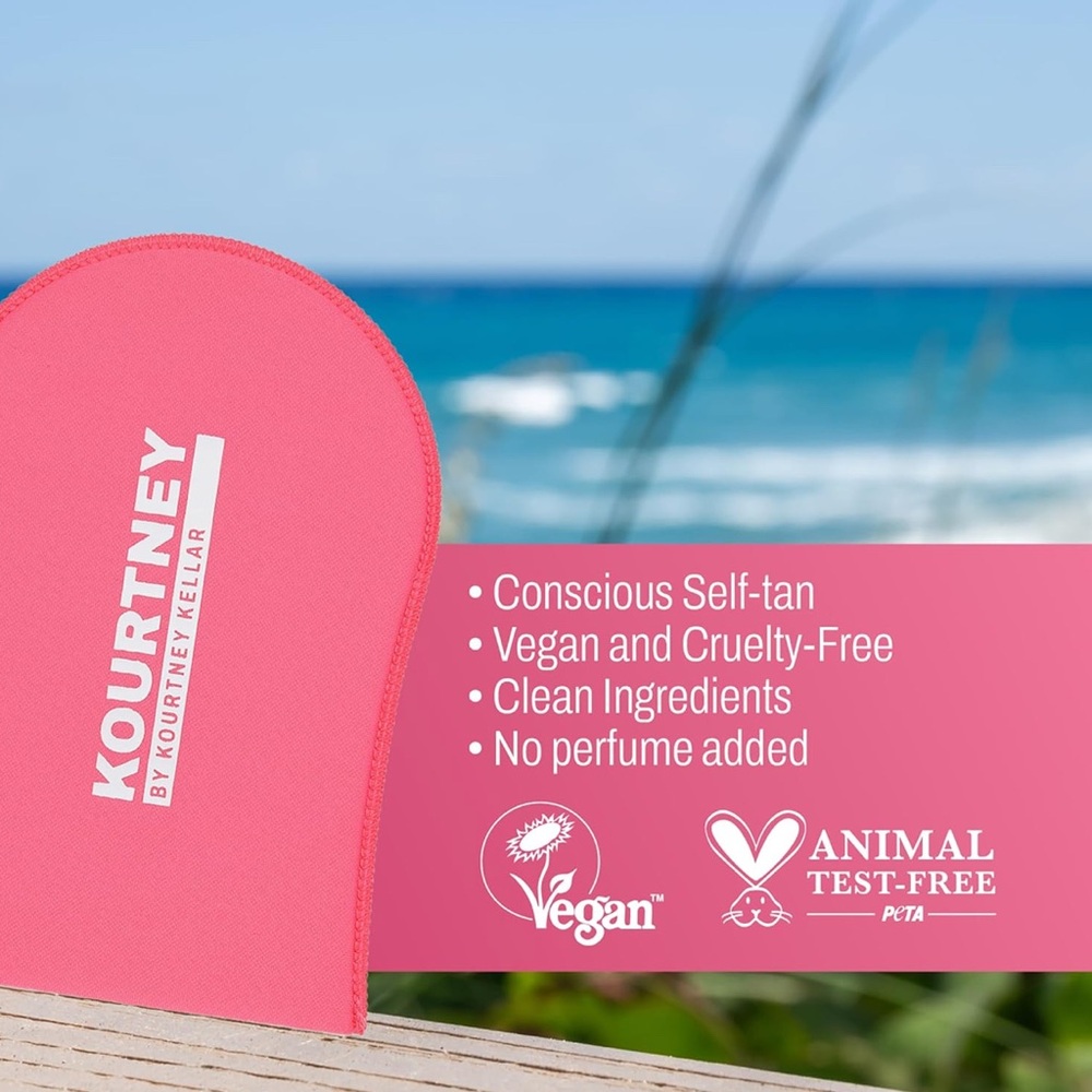 Celebrity Self Tan Application‎ Mitt Soft Velvet Tanning Applicator Streak Free